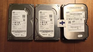 Lote 3 HDD SATA Western Digital y Samsung