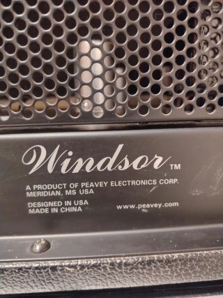 Peavey Windsor Amplificador Guitarra válvulas