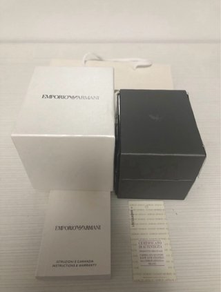 Reloj Emporio Armani Negro/Plata