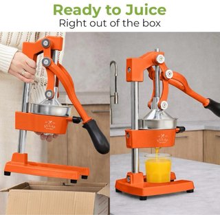 Spremiagrumi manuale Zulay Kitchen arancione