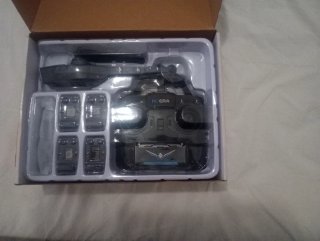 Helicóptero drone C128 Sentry WAV con baterías ext