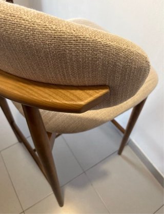Silla alta tapizada NUEVA