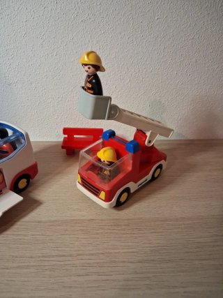 Playmobil: Autobús, Bomberos y Tractor
