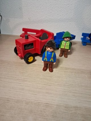 Playmobil: Autobús, Bomberos y Tractor