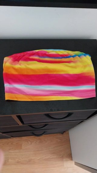 Top Shein Multicolor Rayas