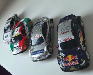 4 Coches de Scalextric marca carrera