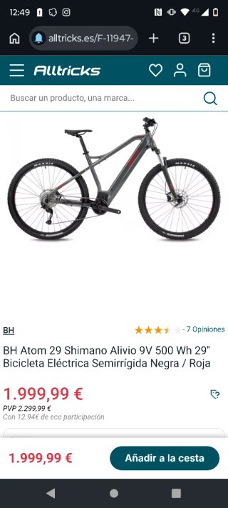 Bicicleta eléctrica BH
