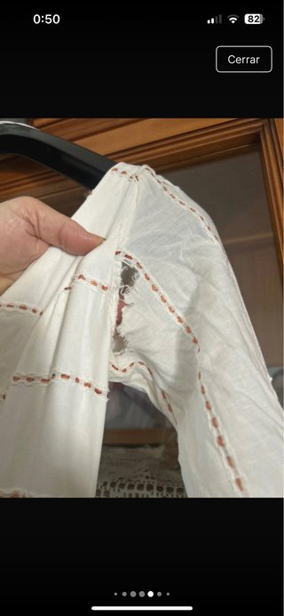 Vestido Flamenca Blanco con Volantes
