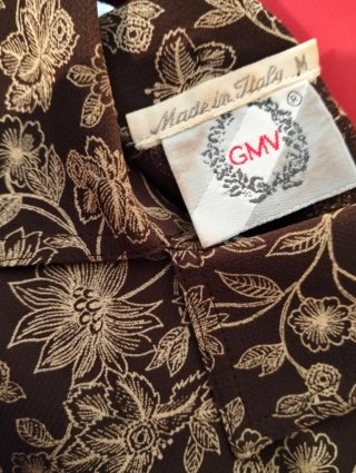 Completo gonna e camicia fantasia vintage