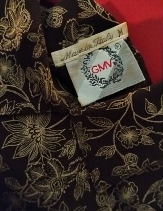 Completo gonna e camicia fantasia vintage