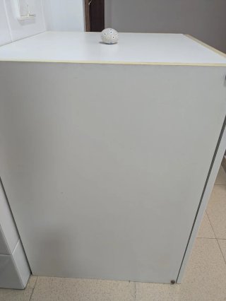 Mueble de almacenaje blanco para cocina