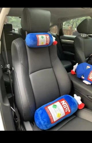 Cojín NOS Nitro Botella Azul coche / habitación