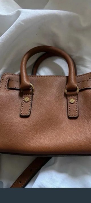 Bolso Michael Kors Marrón y Dorado