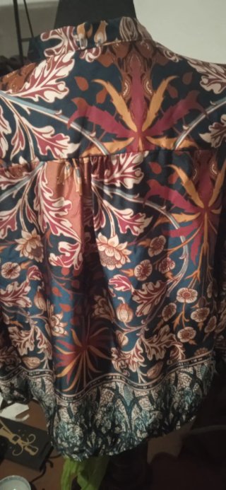 Camicia donna vintage fantasia floreale