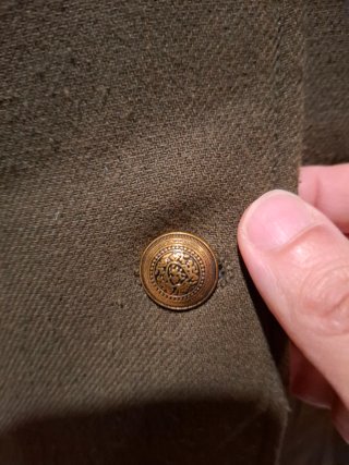 Giacca Zara Militare Doppiopetto Verde M