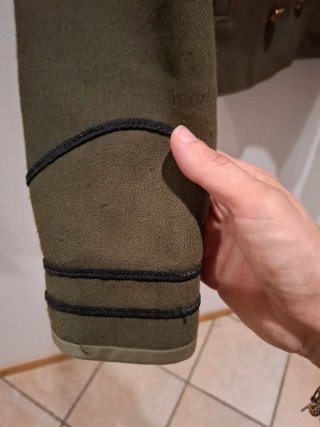 Giacca Zara Militare Doppiopetto Verde M