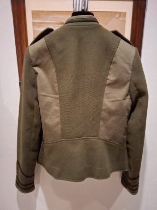 Giacca Zara Militare Doppiopetto Verde M