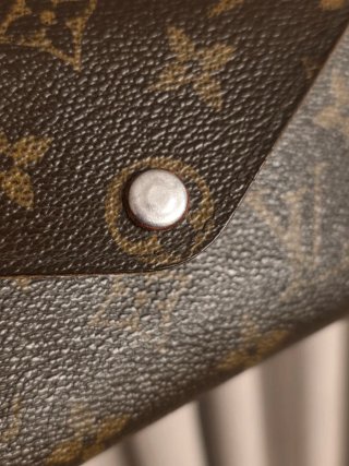 Bolso Cartera Louis Vuitton Marrón Dorado