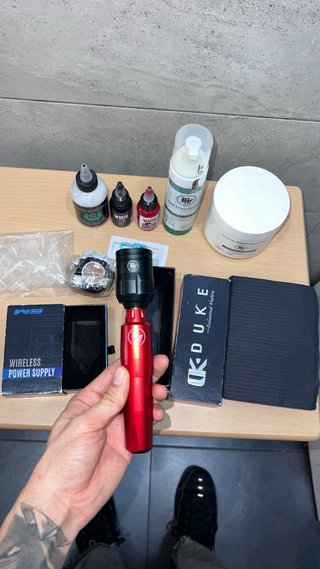 Kit Tatuaje Máquina WS Duke + Accesorios