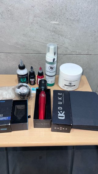 Kit Tatuaje Máquina WS Duke + Accesorios