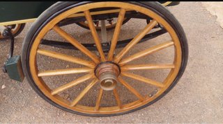 Carro de caballos jardinera con aparejada
