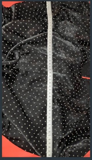 Vestido kimono satén lunares M
