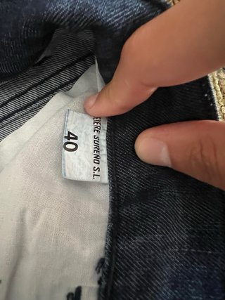 Bermuda de hombre azul