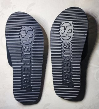 Superga ciabatte nere taglia 38