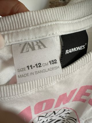 Camiseta Ramones niña Talla 11-12
