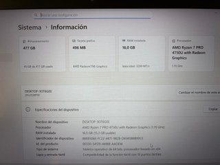 Portátil Lenovo Thinkpad T14s Táctil