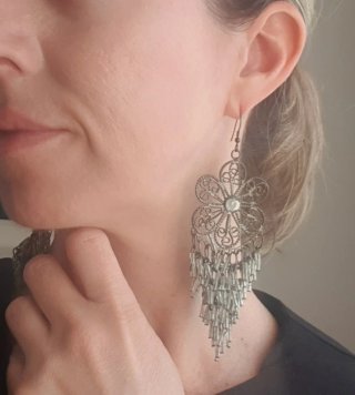 PENDIENTES BODA / EVENTO • Estilo Boho •Nuevo• 4€