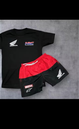 Conjunto Honda T-shirt y Shorts