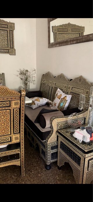 Conjunto completo de salón oriental egipcio