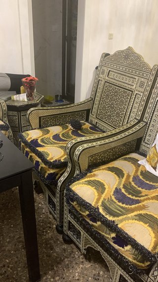 Conjunto completo de salón oriental egipcio