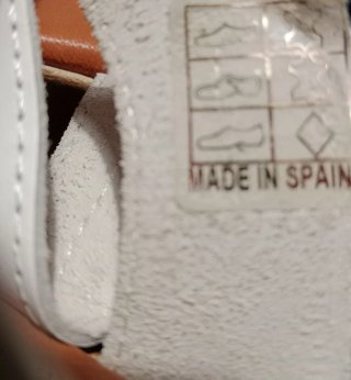 Sandalias Jordana Piel Blancas Talla 39