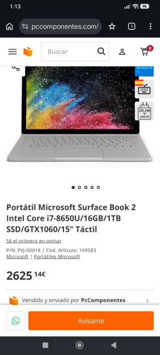 Microsoft Surface Book 2 i7 + Nvidia GTX 1060