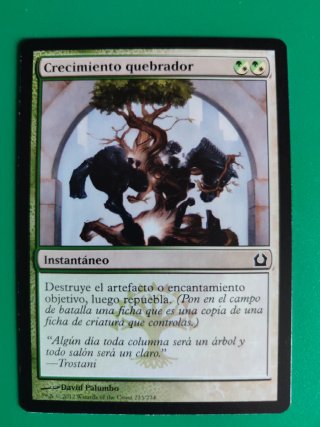 Carta Magic Crecimiento Quebrador MTG