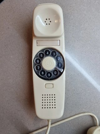 Teléfono Góndola Beige Vintage