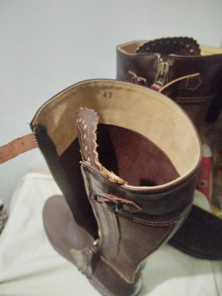 Botas de cuero para montar a caballo
