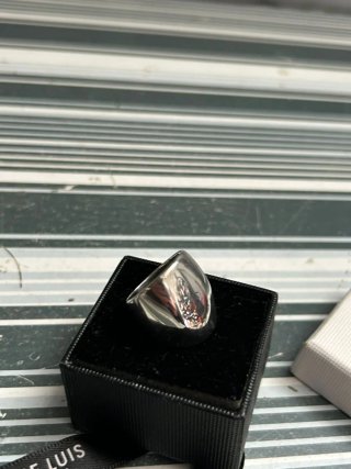 Anillo mujer de banda ancha de plata