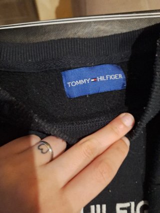 Sudadera Tommy Hilfiger Negra Hombre