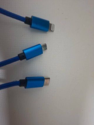 LOTE 40 Cables Multi USB 3 en 1 NUEVOS - embalados