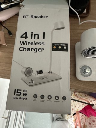 Cargador Inalámbrico 4 en 1 BT Speaker