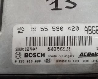Centralita motor uce 0281019088 opel cascada 93462