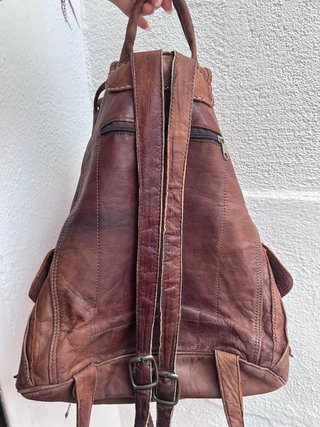 Mochila de piel
