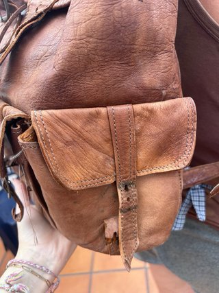 Mochila de piel