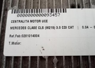 Centralita mercedes-benz 0281014004 clase 93457