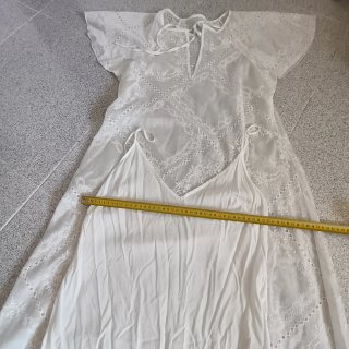 Vestido bordado blanco/novia