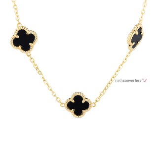 collar oro 18k con piedra con circonita 40cm