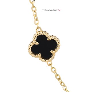 collar oro 18k con piedra con circonita 40cm